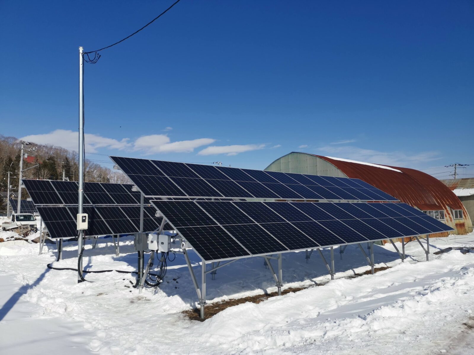 施工実績：北海道白糠郡　25ｋｗ1