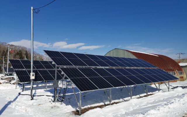 施工実績：北海道白糠郡　25ｋｗ1