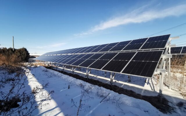 施工実績：北海道十勝郡　100ｋｗ1