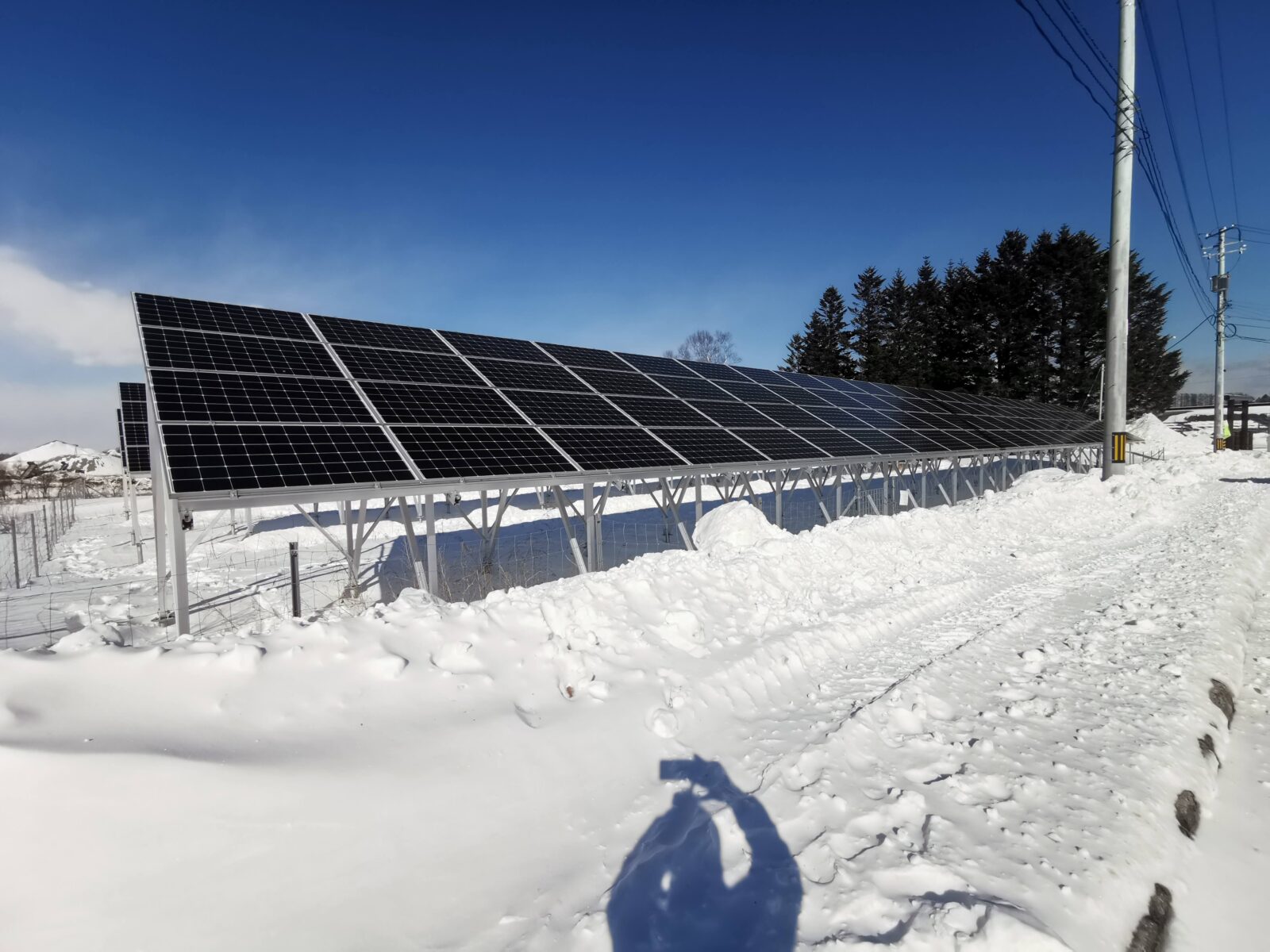 施工実績：北海道中川郡　100ｋｗ1