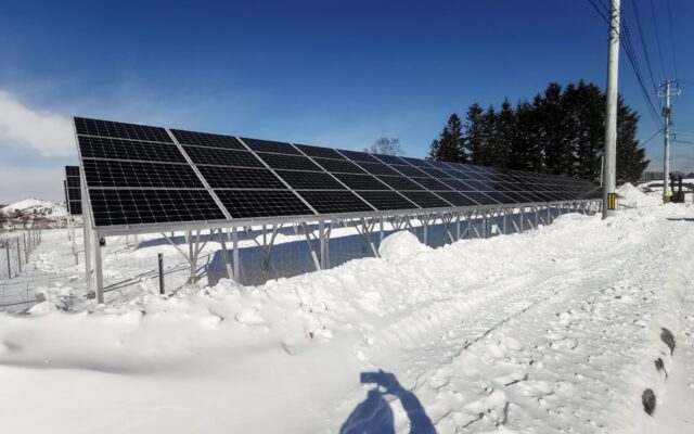 施工実績：北海道中川郡　100ｋｗ1